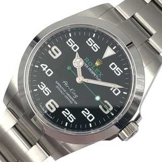 ロレックス(ROLEX)の　ロレックス ROLEX エアキング 126900 ブラック ステンレススチール メンズ 腕時計(その他)