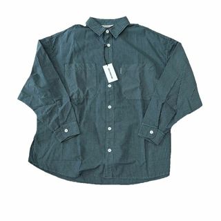 クーティー(COOTIE)のクーティ/COOTIE/メンズ/Garment Dyed Ripstop Check L/S Shirt/リップストップチェックシャツ/コットン×ポリエステル/2023FW/#M/グリーン/CTE-23A409【SA7717】(シャツ)