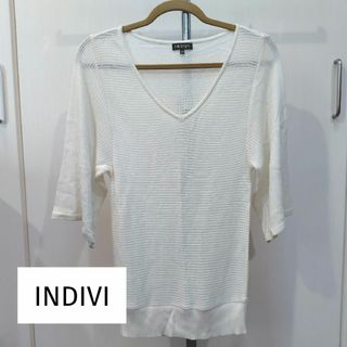 インディヴィ(INDIVI)のINDIVI トップス(カットソー(長袖/七分))