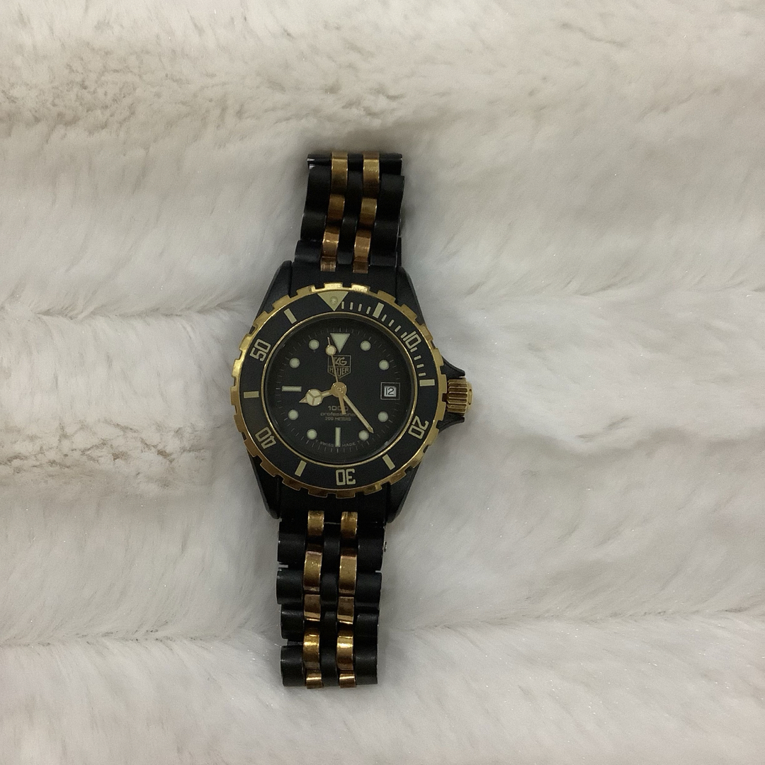 TAG Heuer(タグホイヤー)のタグホイヤー　腕時計　レディース　稼働品　ヴィンテージ　ブラック レディースのファッション小物(腕時計)の商品写真