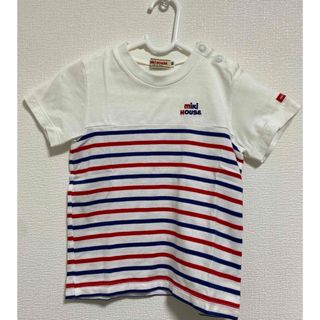 mikihouse - ミキハウス　ボーダーTシャツ　90