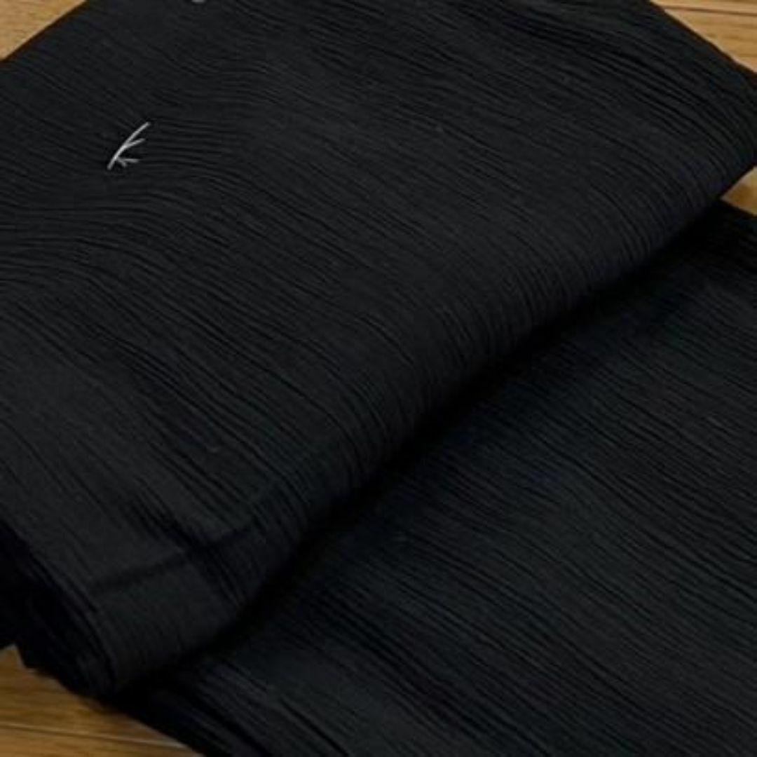 浴衣 単品 女性用 楊柳生地 無地 黒 和遊日 フリーサイズ 綿 浴衣 単品 女性用 楊柳生地 無地 黒 和遊日 フリーサイズ 綿