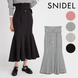 スナイデル(SNIDEL)のSNIDEL フロントボタンマーメイドスカート(ロングスカート)
