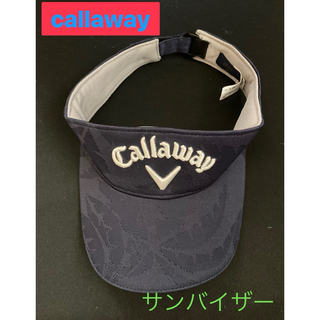 Callaway - キャロウェイ　サンバイザー　ネイビー　ハワイ柄　アロハ