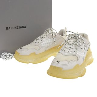 バレンシアガ(Balenciaga)の【本物保証】 箱付 バレンシアガ BALENCIAGA トリプルS クリアソール スニーカー 541624 メンズ 42 27.5cm ローカット 靴(スニーカー)