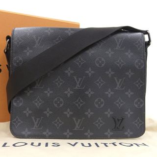 ルイヴィトン(LOUIS VUITTON)の【本物保証】 箱・布袋付 超美品 ルイヴィトン LOUIS VUITTON モノグラム エクリプス ディストリクトPM M46255 メッセンジャー ショルダー(メッセンジャーバッグ)