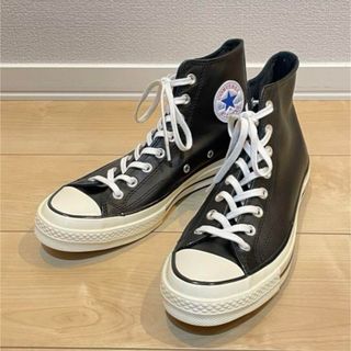 コンバース(CONVERSE)の日本未発売！converse チャックテイラー　ct70 レザー黒　(スニーカー)