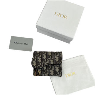 Christian Dior - 早い者勝ち Dior ディオール オブリーク サドル トロッター 三つ折り財布 