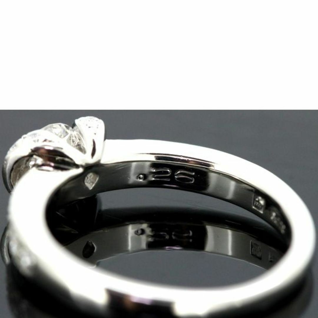 ロイヤルアッシャー ダイヤモンド 0.26ct リング Pt900 レディースのアクセサリー(リング(指輪))の商品写真