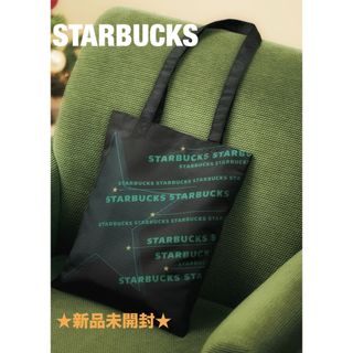 スターバックス(Starbucks)の【STARBUCKS】スターバックス FLAT BAG (BLACK)(トートバッグ)