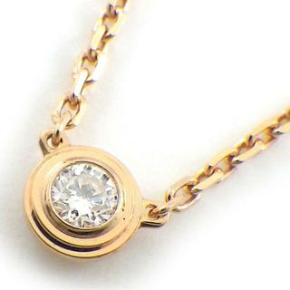 カルティエ Cartier ネックレス ディアマン レジェ ドゥ ダムール XS B7224516 1ポイント ダイヤモンド 0.04ct K18PG 【中古】