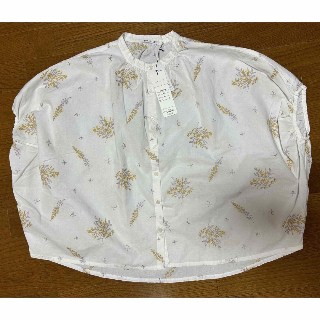 SUNVALLEY(サンバレー)の新品未使用 ワイドシャツ 定価7590円 レディースのトップス(シャツ/ブラウス(半袖/袖なし))の商品写真