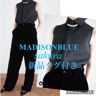 マディソンブルー(MADISONBLUE)の新品未使用タグ付き　マディソンブルー スリーブレスシャツ(シャツ/ブラウス(半袖/袖なし))