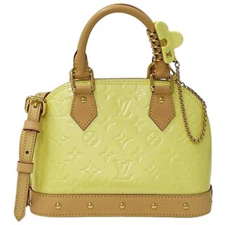 ルイヴィトン(LOUIS VUITTON)のルイ ヴィトン LOUIS VUITTON バッグ LVリミックス モノグラム ヴェルニ レディース ブランド ハンドバッグ ショルダーバッグ 2way アルマ BB シックイエロー M24063 黄色 コンパクト おしゃれ 【中古】(ハンドバッグ)