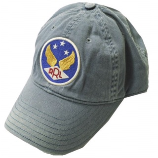 ダブルアールエル(RRL)のRRL ダブルアールエル TRUCK CAP ウィングドロゴ6パネルキャップ 782666429002 ONE SIZE MIDNIGHT BLUE Double RL スナップバック ベースボール 帽子【中古】【RRL】(キャップ)