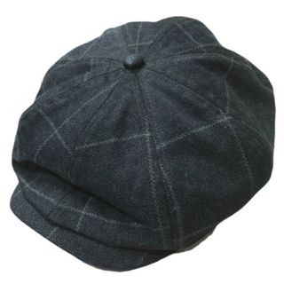 ダブルアールエル(RRL)のRRL ダブルアールエル PLAID NEWSBOY CAP チェックニュースボーイキャップ 782733227001 M(58cm) NAVY Double RL キャスケット 帽子【中古】【RRL】(キャスケット)