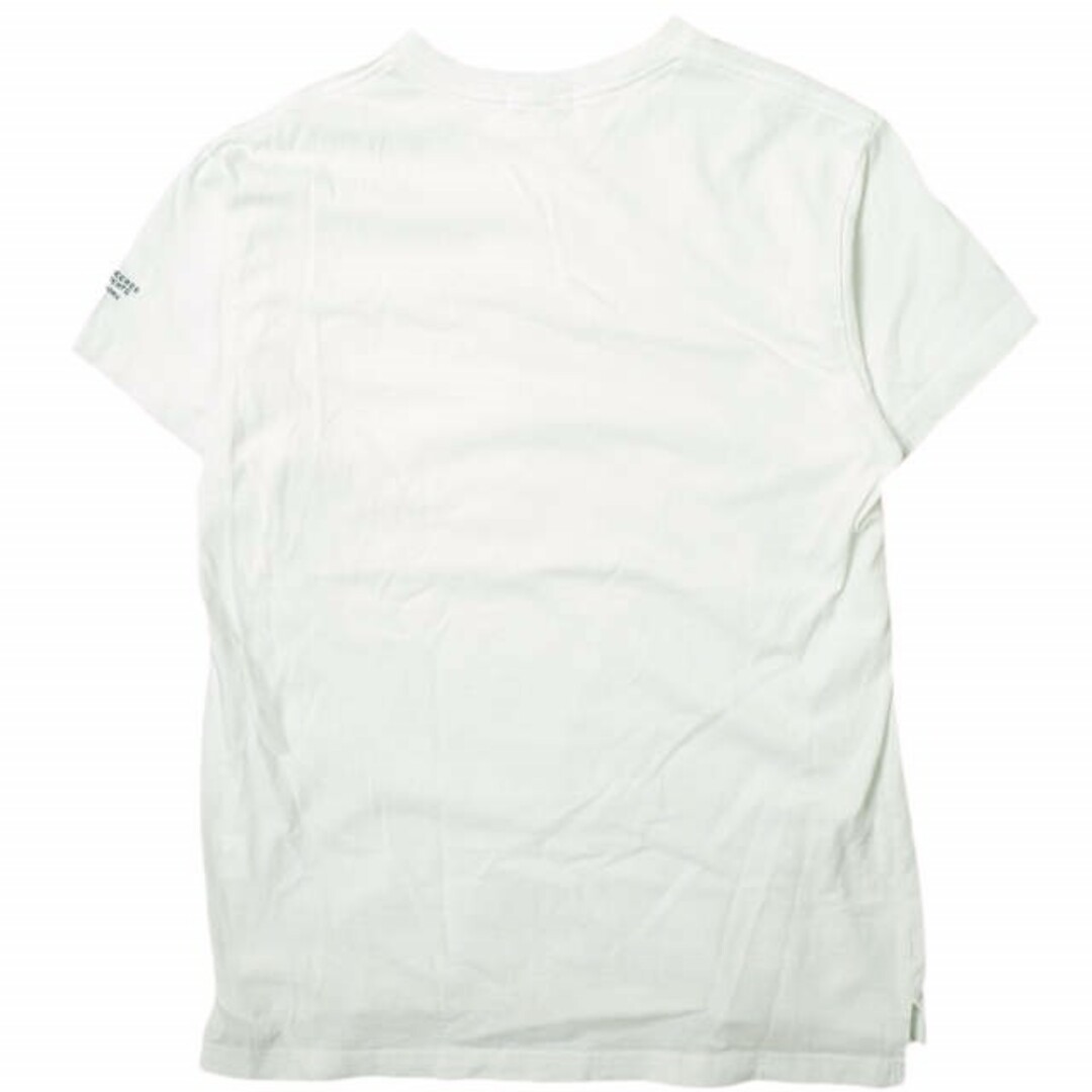 Engineered Garments(エンジニアードガーメンツ)のEngineered Garments エンジニアードガーメンツ カナダ製 Printed Cross Crew Neck T-shirt - KINGSTON クロスオーバークルーネックポケットTシャツ S WHITE 半袖 トップス【中古】【Engineered Garments】 メンズのトップス(Tシャツ/カットソー(半袖/袖なし))の商品写真