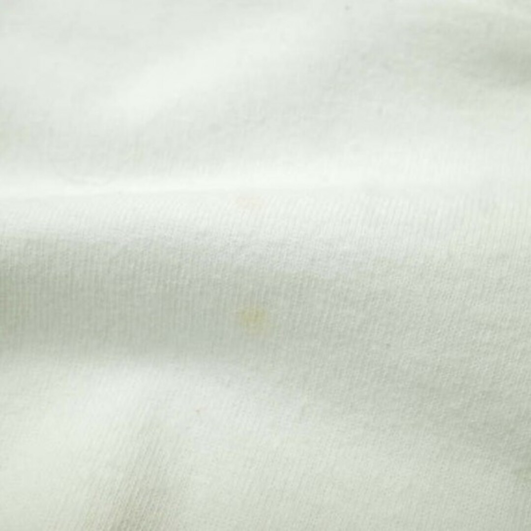 Engineered Garments(エンジニアードガーメンツ)のEngineered Garments エンジニアードガーメンツ カナダ製 Printed Cross Crew Neck T-shirt - KINGSTON クロスオーバークルーネックポケットTシャツ S WHITE 半袖 トップス【中古】【Engineered Garments】 メンズのトップス(Tシャツ/カットソー(半袖/袖なし))の商品写真