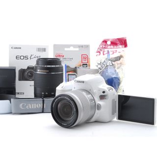 キヤノン(Canon)の希少なホワイトカラー♪ダブルレンズで大満足❣️Canon EOS kiss X9(デジタル一眼)