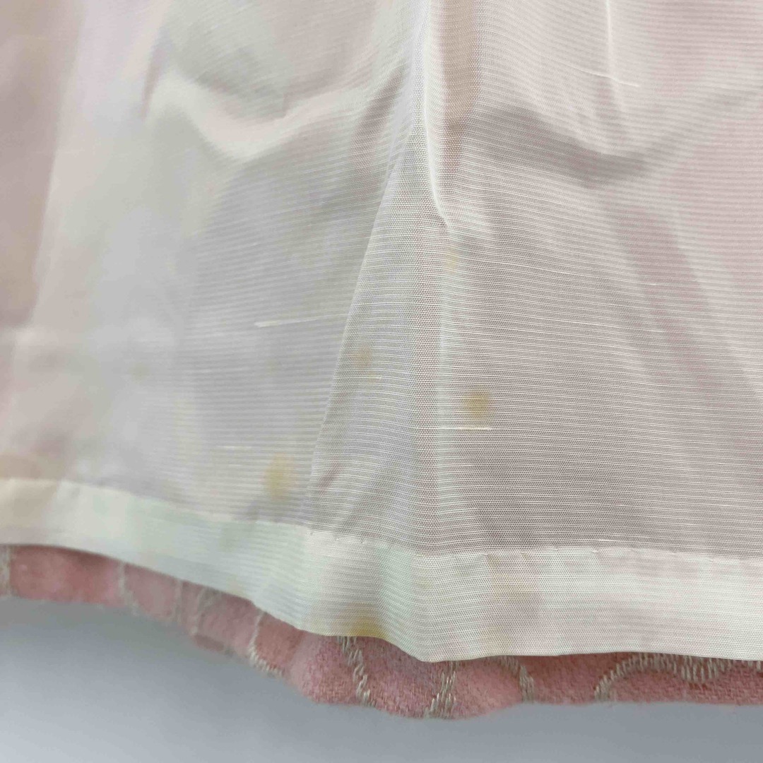 セットアップ ノーカラージャケット タイトスカート ピンク レディース ひざ丈スカート レディースのジャケット/アウター(その他)の商品写真