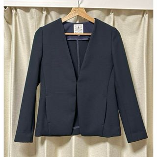 ランバンオンブルー(LANVIN en Bleu)のランバンオンブルー　春夏　ジャケット　36サイズ(ノーカラージャケット)