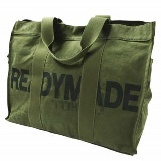 レディメイド(READYMADE)のREADYMADE レディメイド 日本製 EASY TOTE BAG (L) VINTAGE US ARMY テントシェル イージートートバッグ RE-CO-KH-00-00-227 KHAKI リメイク 再構築 カバン【中古】【READYMADE】(トートバッグ)