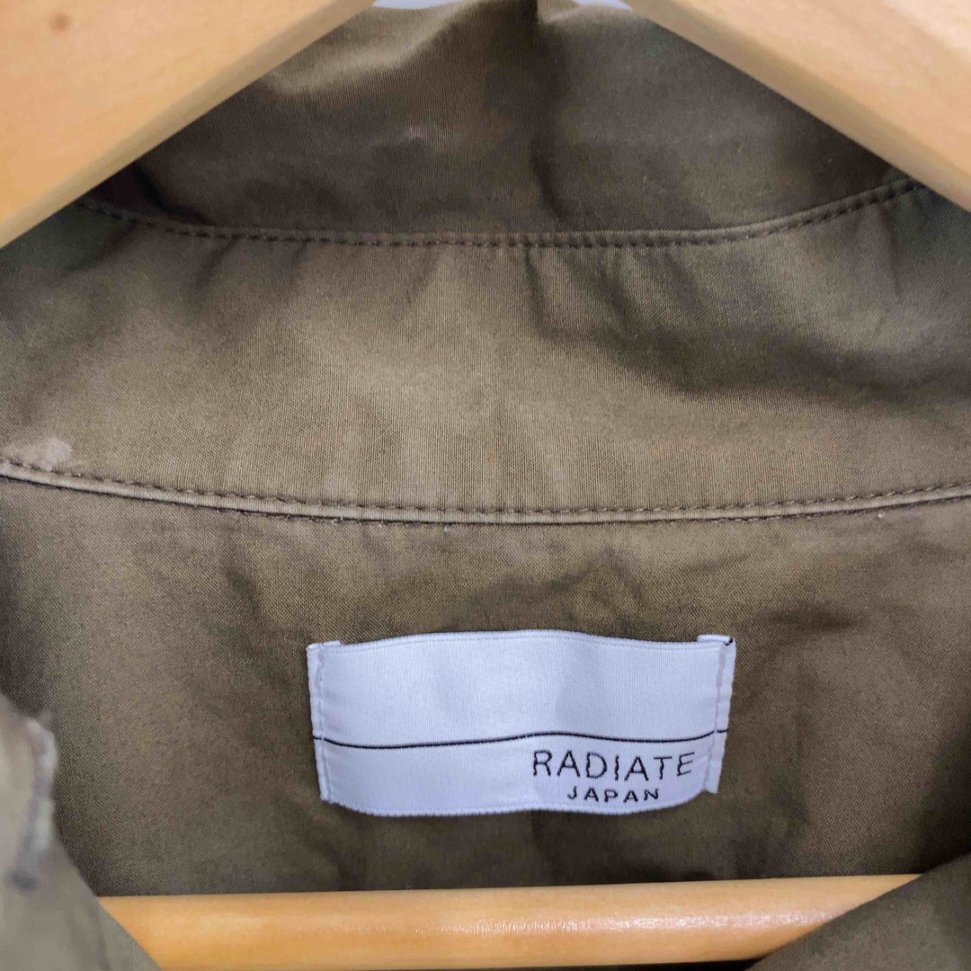 RADIATE  レディース 長袖シャツ/ブラウス ブラウン コットン レディースのトップス(シャツ/ブラウス(長袖/七分))の商品写真