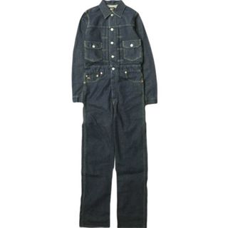 RRL - RRL ダブルアールエル インディゴデニムカバーオール Denim Coverall Jumpsuit 282845985001 1 Indigo オールインワン Double RL ジャンプスーツ ツナギ レディース【中古】【RRL】