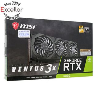 エムエスアイ(msi)のMSI製グラボ　GeForce RTX 3080 VENTUS 3X 10G OC　PCIExp 10GB 元箱あり(PCパーツ)