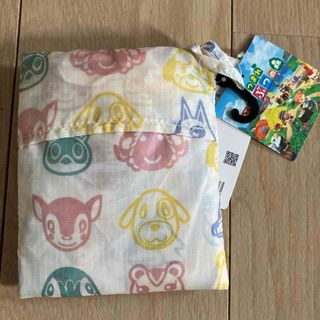 ユニクロ(UNIQLO)のあつまれ　どうぶつの森　ユニクロ　ポケッタブル　トートバッグ  エコバッグ(トートバッグ)