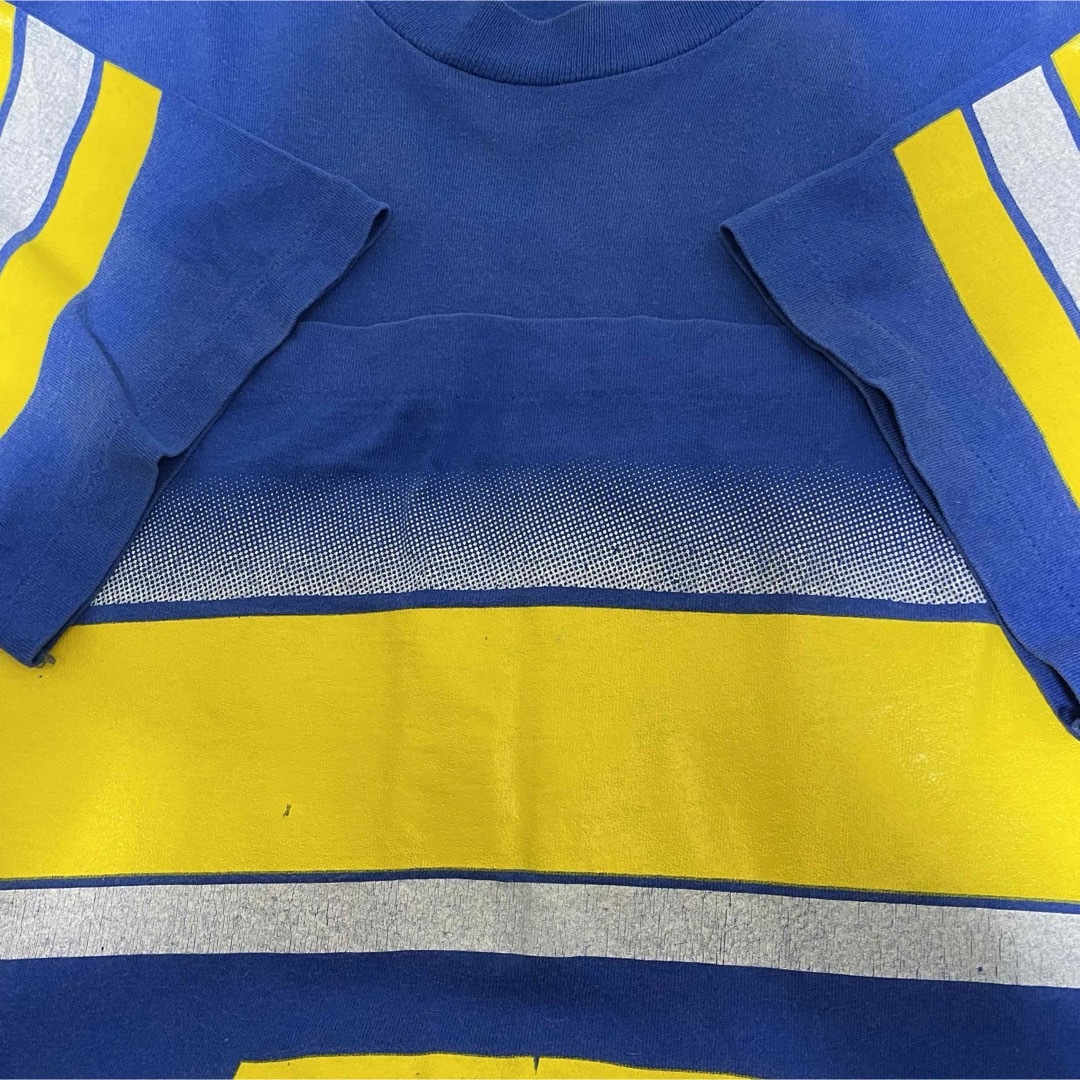 90s USA製　NBA WARRIORS 半袖Tシャツ　メンズXLサイズ相当 メンズのトップス(Tシャツ/カットソー(半袖/袖なし))の商品写真