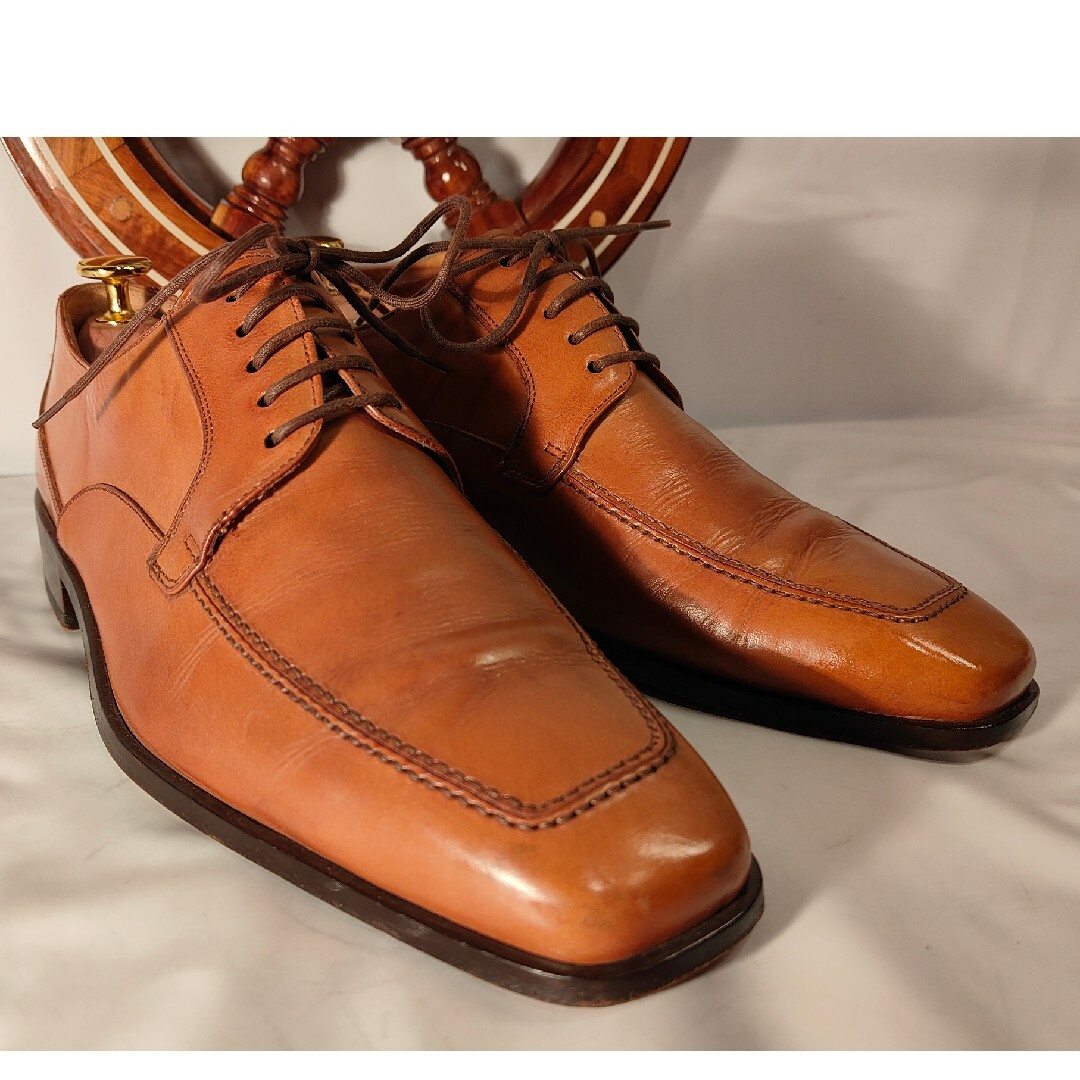 【極美品】スペイン製　ＥＳＰＯＩＲ　高級ビジネスシューズ　正規品　本革　高級革靴 メンズの靴/シューズ(ドレス/ビジネス)の商品写真