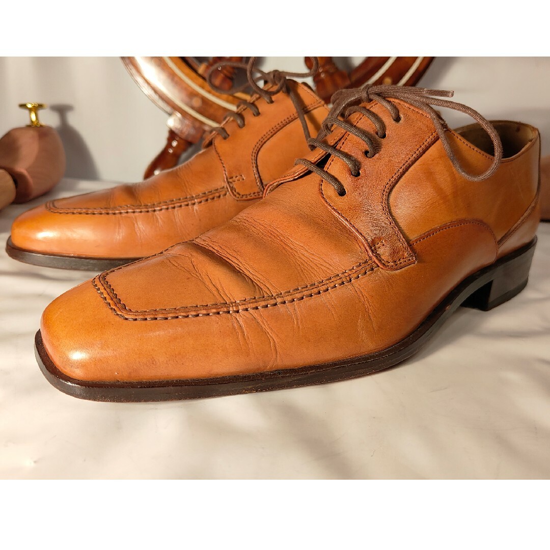 【極美品】スペイン製　ＥＳＰＯＩＲ　高級ビジネスシューズ　正規品　本革　高級革靴 メンズの靴/シューズ(ドレス/ビジネス)の商品写真