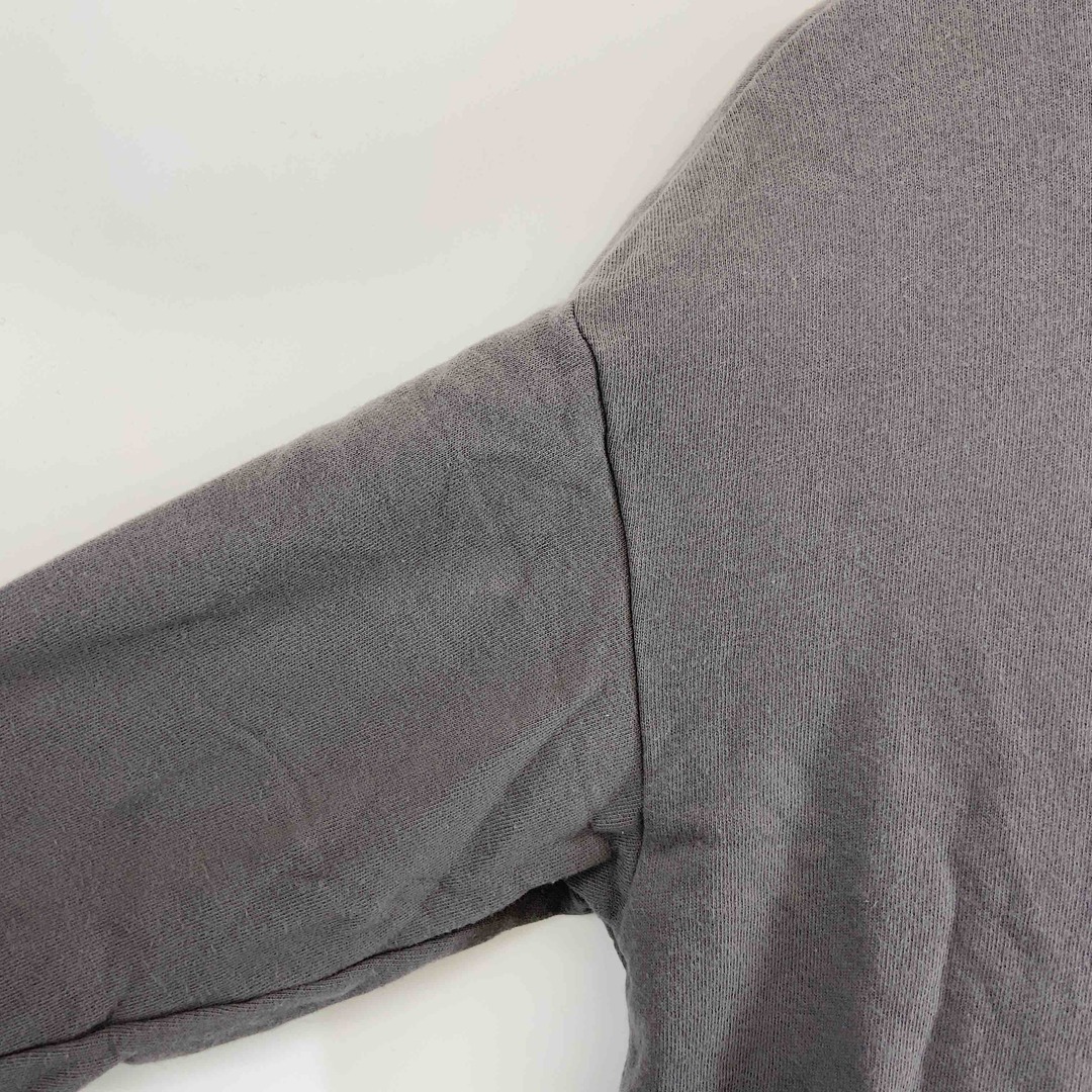 GU(ジーユー)のGU ジーユー レディース Tシャツ長袖 ラウンドネック グレー レディースのトップス(トレーナー/スウェット)の商品写真