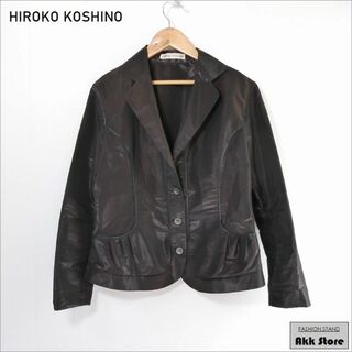 ヒロココシノ(HIROKO KOSHINO)のHIROKO KOSHINO レディース テーラード ジャケット 日本製 M(テーラードジャケット)