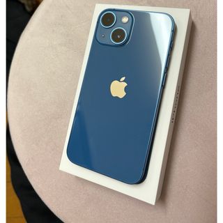 アップル(Apple)の【美品】iPhone13 mini 256GB ブルー(スマートフォン本体)