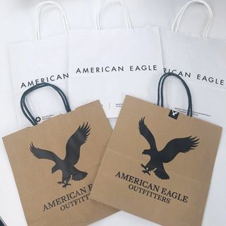 American Eagle - American Eagle♡定番紙袋ショッパー2枚セット♡アメリカンイーグル♡