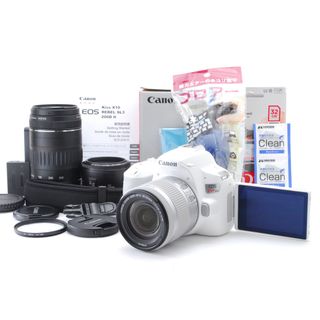 キヤノン(Canon)の希少なホワイト♪トリプルレンズで大満足❣️Canon EOS kiss X10(デジタル一眼)