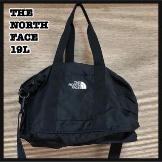 THE NORTH FACE - ノースフェイス】ボストンバッグ　ショルダーバッグ　ブラック刺繍ワンポイント1R