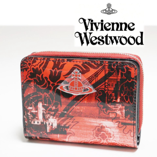 ヴィヴィアンウエストウッド(Vivienne Westwood)の《ヴィヴィアンウエストウッド》新品 メタルオーブ付 エナメルレザー 2つ折り財布(財布)