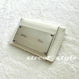 マーティンキム Matin Kim カードケース　カード入れ　ミニ財布　白(財布)