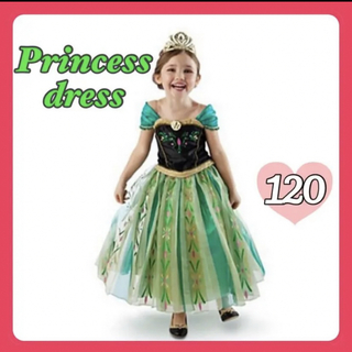 プリンセス アナ雪 アナ ドレス ディズニー 仮装 120 衣装 キッズ(ドレス/フォーマル)