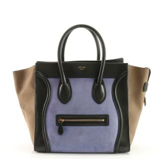 celine - 美品 セリーヌ ラゲージ ミニ ショッパー レザー トート バッグ ショルダー ハンド 本革 A4 レディース EHM AB10-9