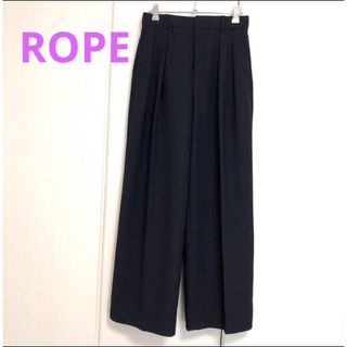 ROPE’ - ROPE ロペ　洗えるリネンライクワイドパンツ