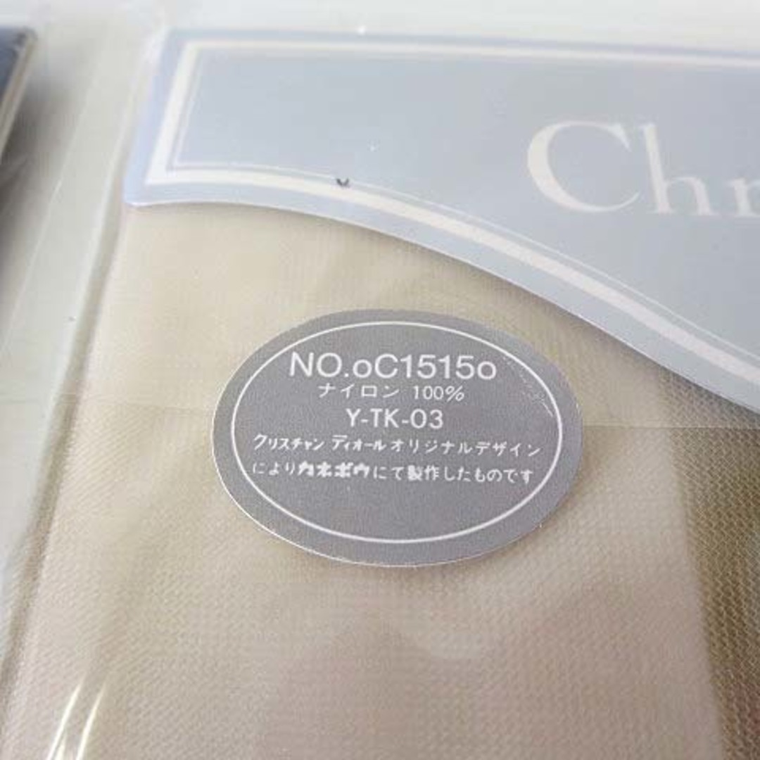 Christian Dior(クリスチャンディオール)のクリスチャンディオール Dior バリー パンスト 2枚 セット M-L 美品 レディースのレッグウェア(タイツ/ストッキング)の商品写真
