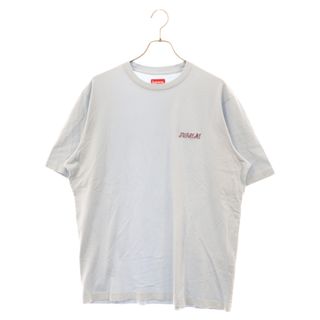 シュプリーム(Supreme)のSUPREME シュプリーム 23SS Washed Script S/S Top ウォッシュドスクリプト ロゴ刺繍 半袖Tシャツ ブルー(Tシャツ/カットソー(半袖/袖なし))