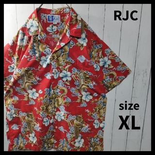 【RJC】Dragon Patterned Aloha Shirt　D1078(シャツ)
