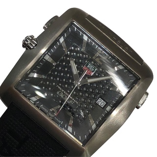 タグホイヤー(TAG Heuer)の　タグ・ホイヤー TAG HEUER プロフェッショナルゴルフウォッチ　タイガーウッズエディション WAE1111-0 ブラック チタン メンズ 腕時計(その他)