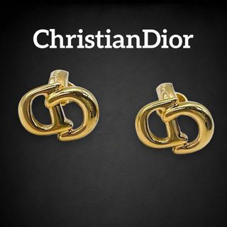 クリスチャンディオール(Christian Dior)の✨美品✨ クリスチャンディオール イヤリング CDロゴ 刻印 ゴールド 822(イヤリング)