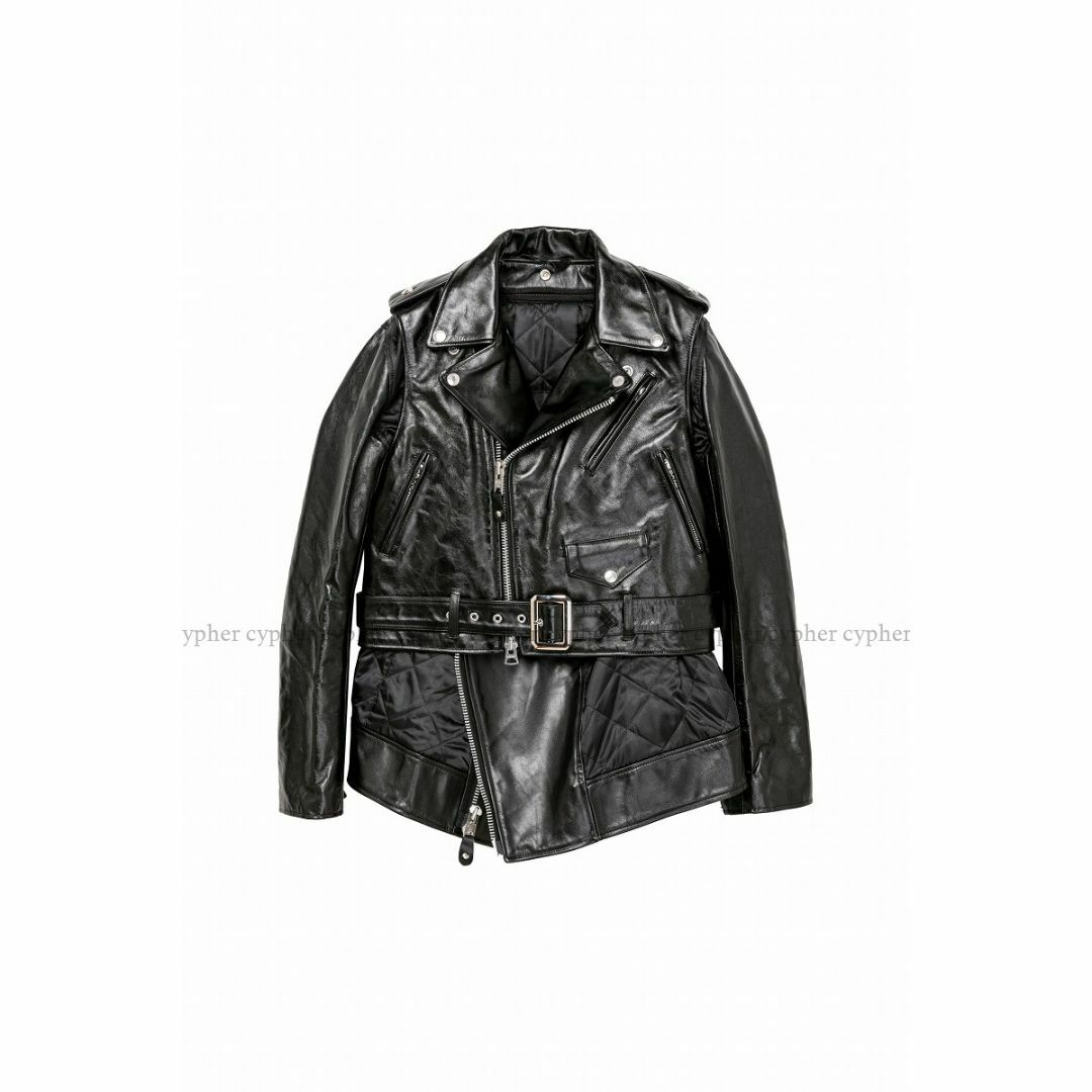 sacai - 3 新品 22AW サカイ ショット レザー ブルゾン sacai - 3 新品 22AW サカイ ショット レザー ブルゾン